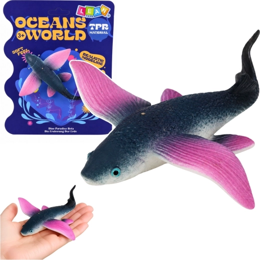 Oceans World figurine en caoutchouc de poisson volant 12,5 cm