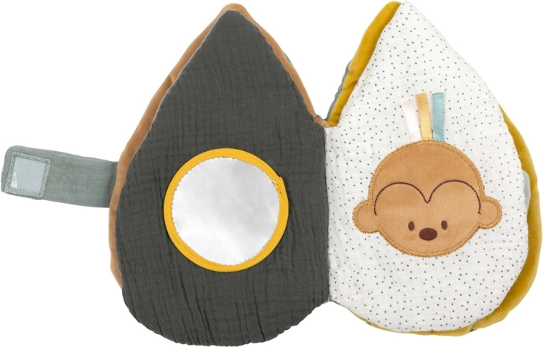 Nattou livre en tissu éducatif pour bébés 13 × 20 cm