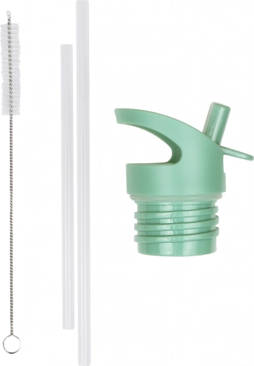 A Little Lovely Company set de bouchon, goupillon et paille pour bouteille isotherme 350 ml – Amis
