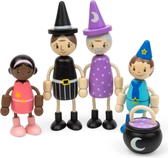 Bigjigs Toys ensemble de poupées pour maison de poupée créatures féeriques