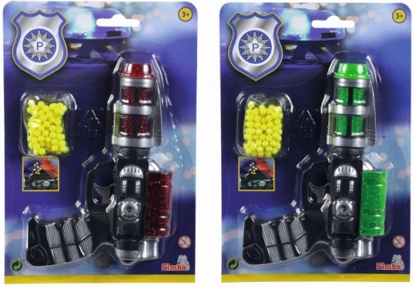 pistolet spatial à billes avec munitions 18 cm, 2 couleurs