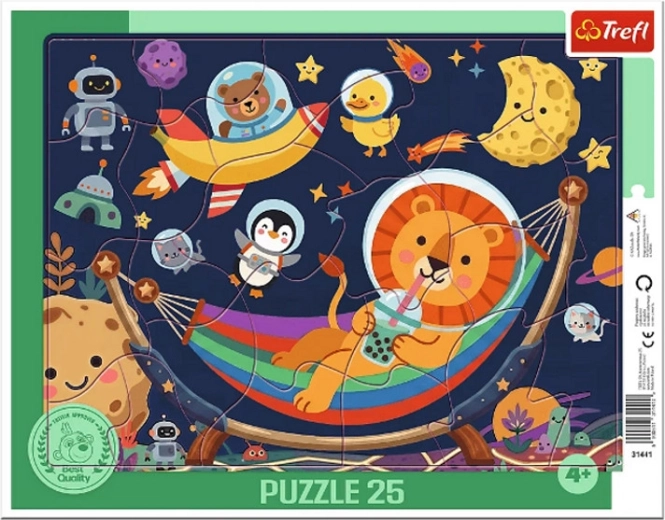 Puzzle à cadre Le monde des amis – 25 pièces