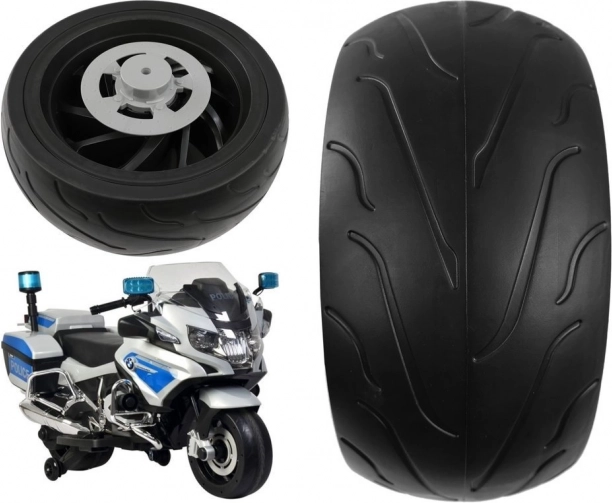 Roue arrière pour moto électrique enfant BMW R1200 en mousse EVA souple