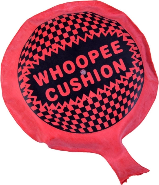 Coussin péteur humoristique (whoopee cushion) - 1 pièce