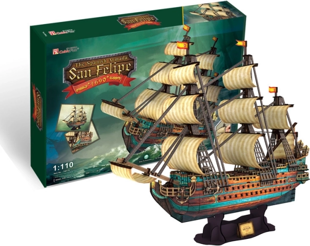 Puzzle 3D voilier San Felipe – 248 pièces