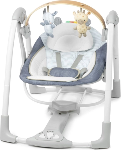 Ingenuity balançoire portative Swing'n Go Chambray
