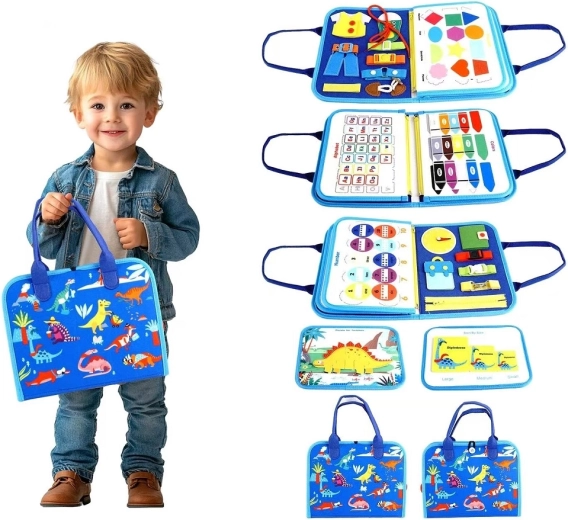 2Kids Toys livre sensoriel d’activités Dinosaures