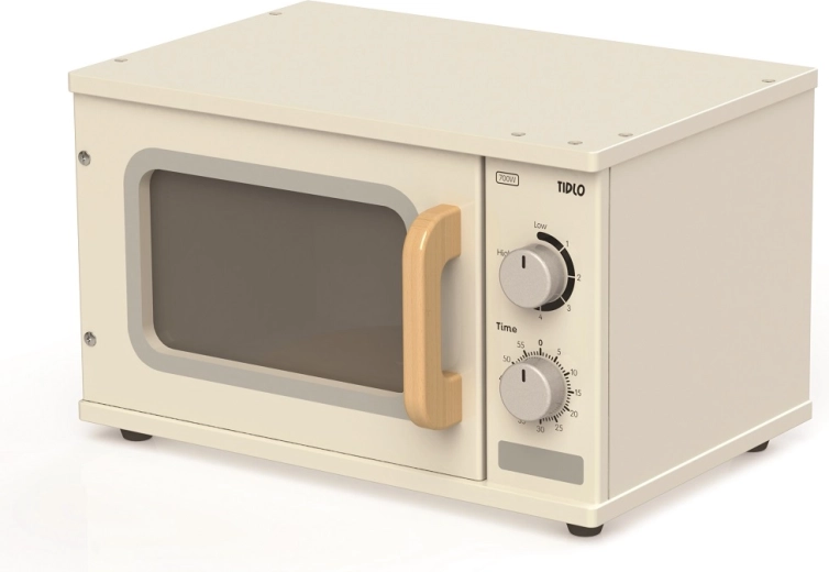 Tidlo Four à micro-ondes en bois Education