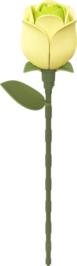 Robotime ROKR Floral Art puzzle 3D – rose verte, 37 pièces