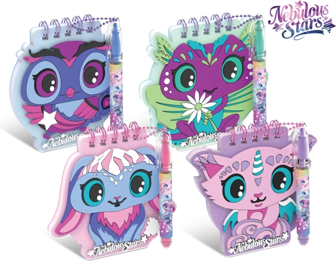 Nebulous Stars mini carnet avec stylo 9 cm