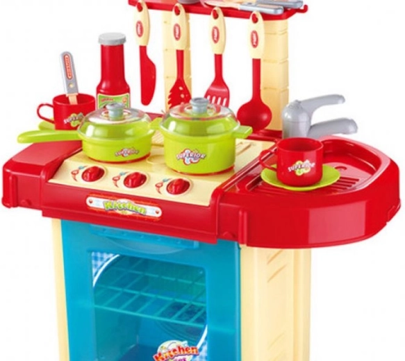 Cuisine pour enfants avec four, lumière, sons et accessoires