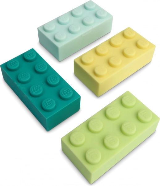 Gommes scolaires LEGO 8 pcs – briques effaçables colorées