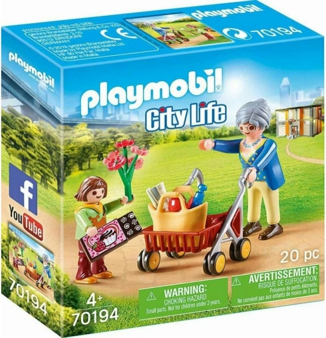 Mamie avec déambulateur Playmobil