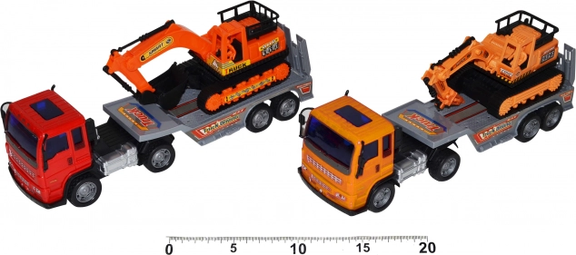 Camion tracteur avec engin de chantier à inertie, 28 cm