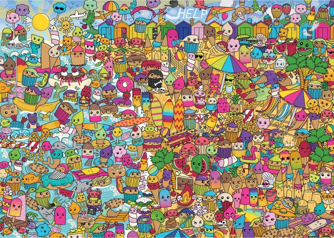 Puzzle Douces vacances 1000 pièces GIBSONS