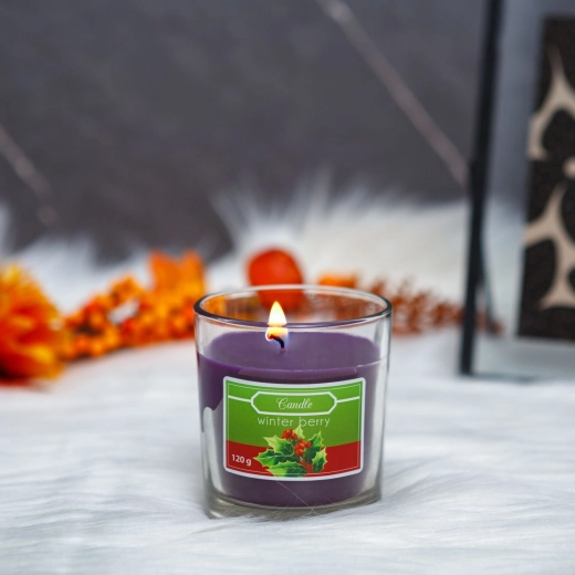 Bougie parfumée baies d'hiver 120 g