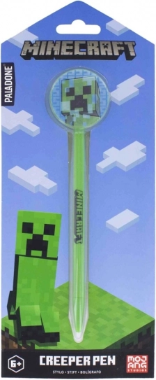 Stylo à bille Minecraft avec topper