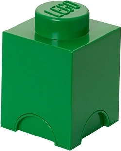 Boîte de rangement LEGO 1 – vert foncé