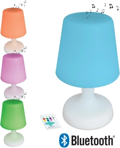 Enceinte Bluetooth résistante à l’eau avec lampe LED