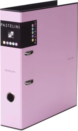 Classeur A4 à levier 7 cm PASTELINI rose