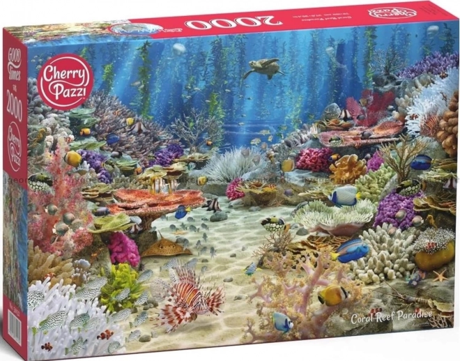 Puzzle CHERRY PAZZI Récif corallien Paradise 2000 pièces