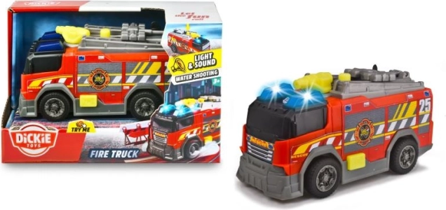 camion de pompiers 15 cm avec lumières et sons