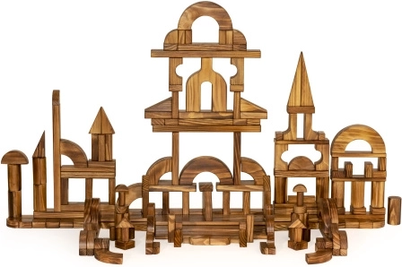 Blocs en bois premium – set de 264 pièces