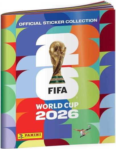 Album de collection Panini FIFA World Cup 2026 pour autocollants, à couverture souple