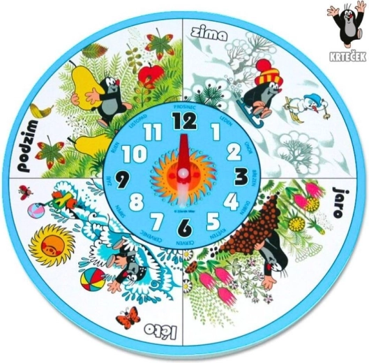 Horloge murale en bois TAUPE 20 cm
