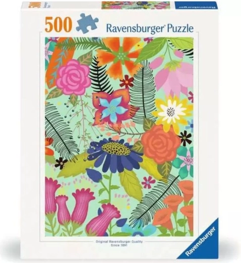 Puzzle Ravensburger Jungle fleurie 500 pièces