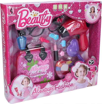 Set cosmétique avec sèche-cheveux
