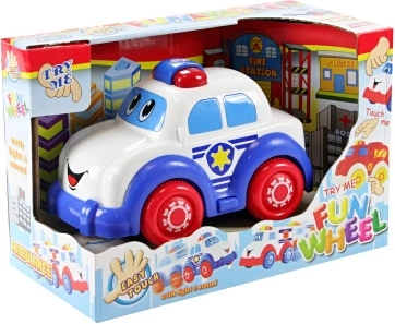 Petite voiture de police avec lumière et son