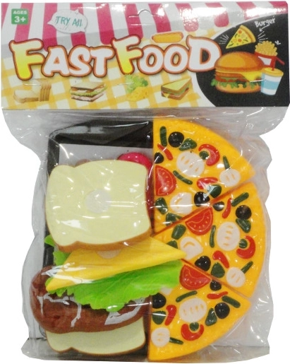 Set de cuisine à découper – pizza et toast avec plateau
