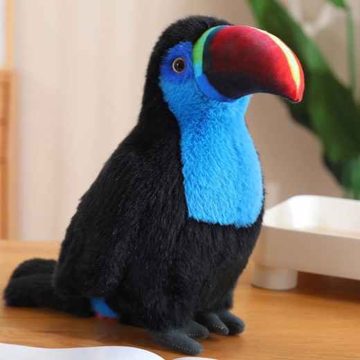Toucan en peluche 30 cm