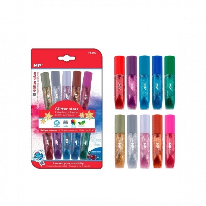 Colle pailletée liquide 10 couleurs / 6 g MP