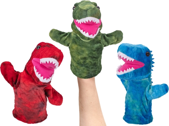 Marionnette peluche dinosaure pour les tout-petits