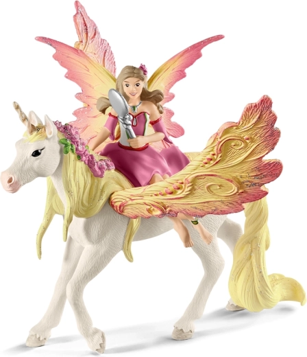 Feya avec le pégase licorne