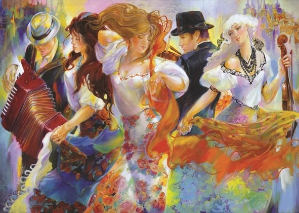 ANATOLIAN Puzzle Ville arc-en-ciel 3000 pièces