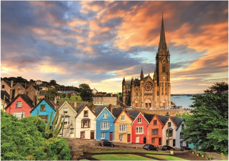 Puzzle EDUCA – Cathédrale de Cobh, Irlande (1000 pièces)