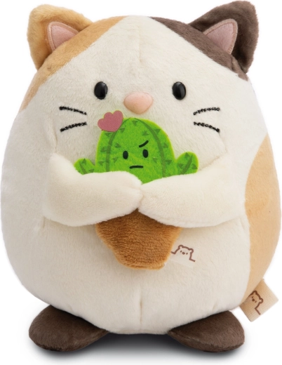 Nici peluche chat MyMochi Angy avec cactus 27 cm