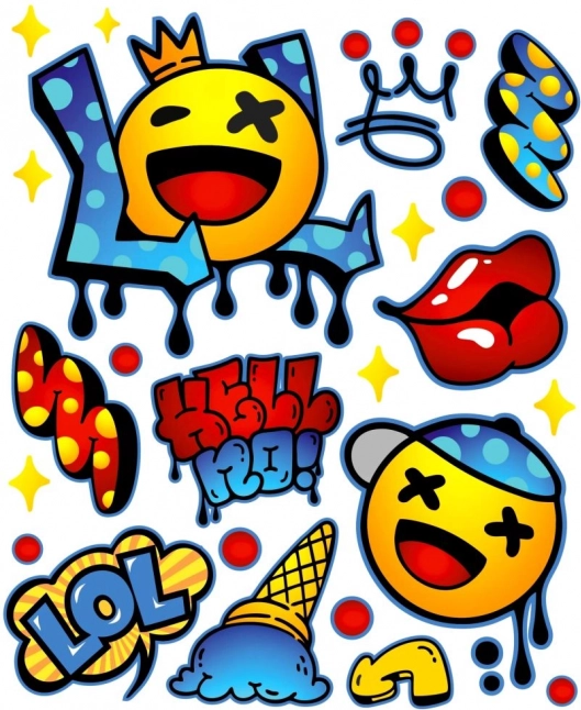 Autocollants thermocollants LOL