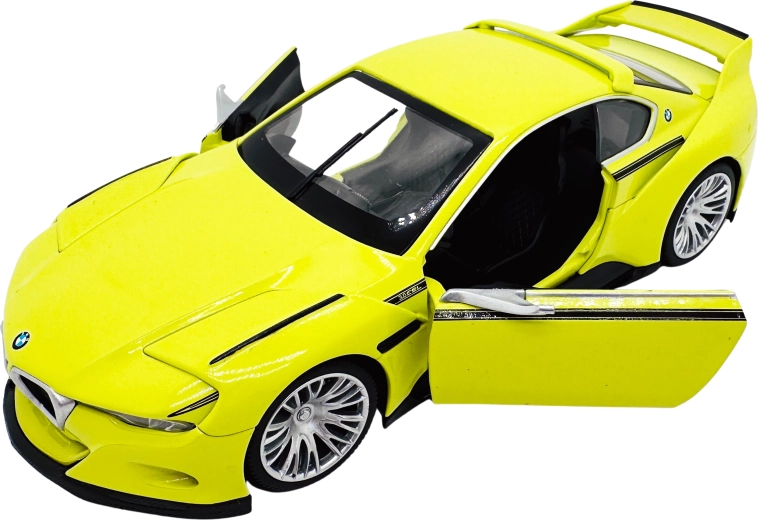 Modèle en métal BMW 3.0 CSL Hommage 1:24 jaune