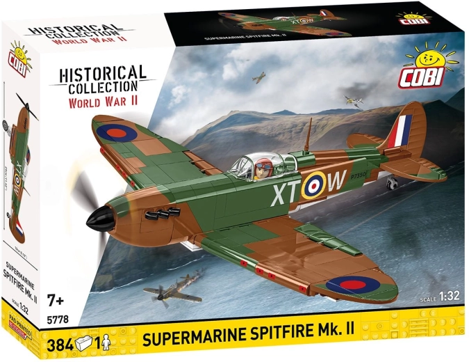 Maquette COBI Supermarine Spitfire Mk.II à l'échelle 1:32