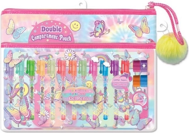 Hot Focus set de stylos gel à papillons (12 pcs)