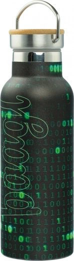 Bouteille isotherme avec bouchon en bambou