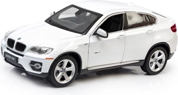 Rastar modèle de voiture BMW X6 1:24 blanc - 1 pièce