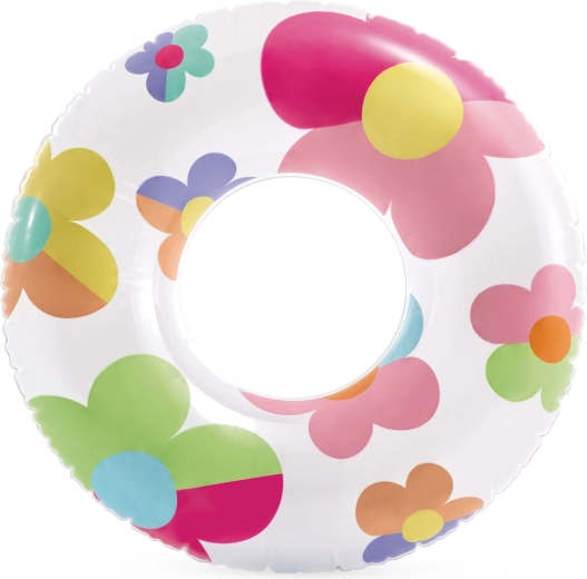 Bouée de natation gonflable avec fleurs 81 cm INTEX
