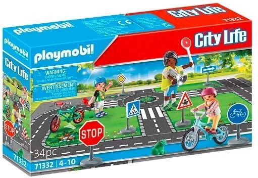 Set de figurines City Life – cours de vélo