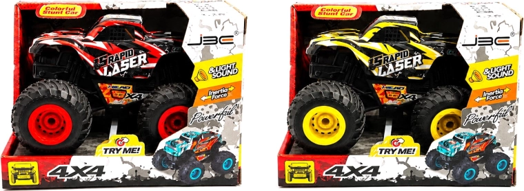 Jeep monster truck avec grandes roues - 1 pièce
