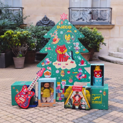 Présentoir de Noël Djeco